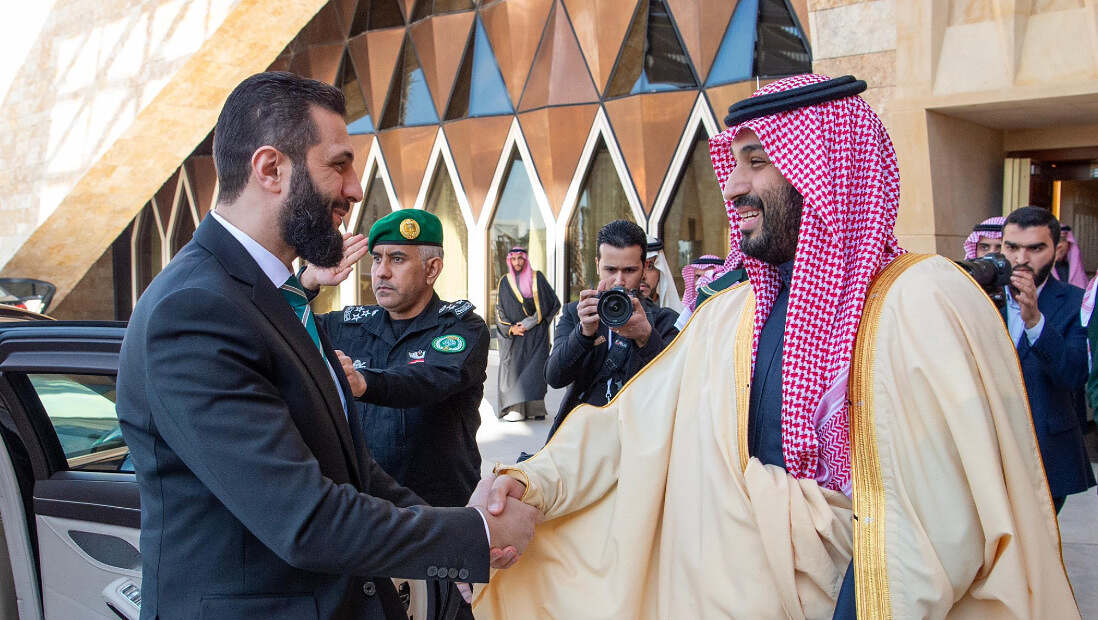 محمد بن سلمان-أحمد الشرع