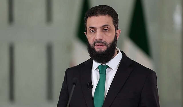 الرئيس السوري أحمد الشرع